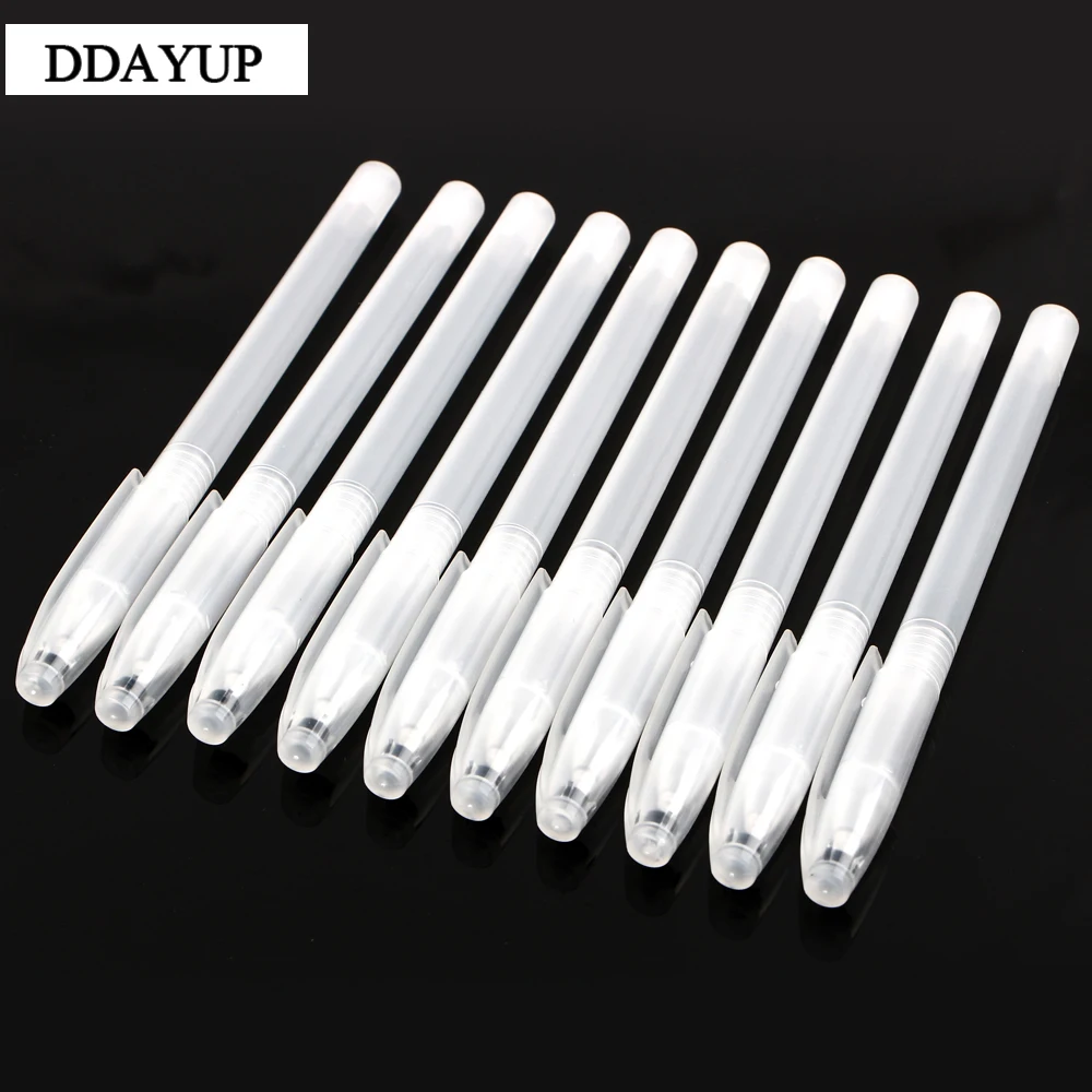 

10Pcs/lot High quality Single-Function Empty Pen Shell Gel Pen PP transparent Brush Pen Stationery Office