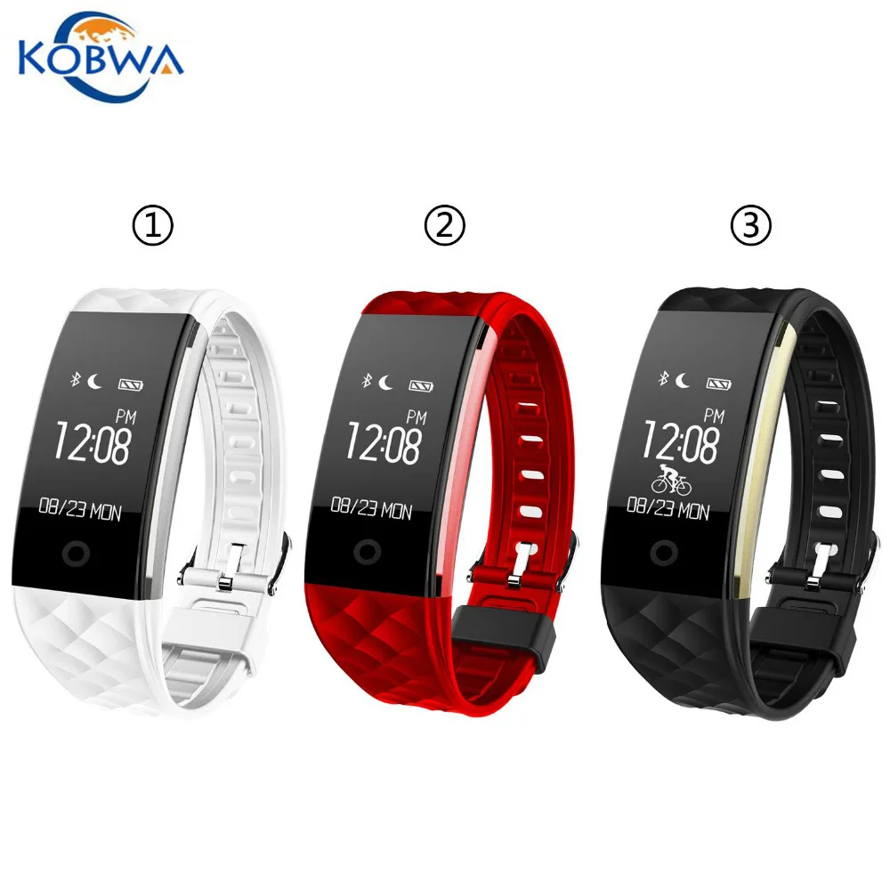 Waterproof Dustproof S2 Intelligent Strap Bluetooth Smart Wristband Heart Rate Monitor Sport Wearable Device For iPhone