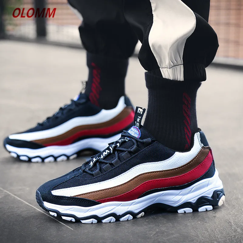 

New Trend Sneakers Men Lace Up Vulcanize Shoes Low Top Flat Shoes Breathable Mesh Flats Canvas Shoes Vulcanize Shoes Men