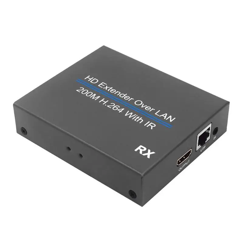 200 м HDMI, Овер-IP-сети удлинитель с ИК-1080 P HDMI RJ45 приемник передатчик Поддержка CAT5E/6 Splitter локальной сети новый