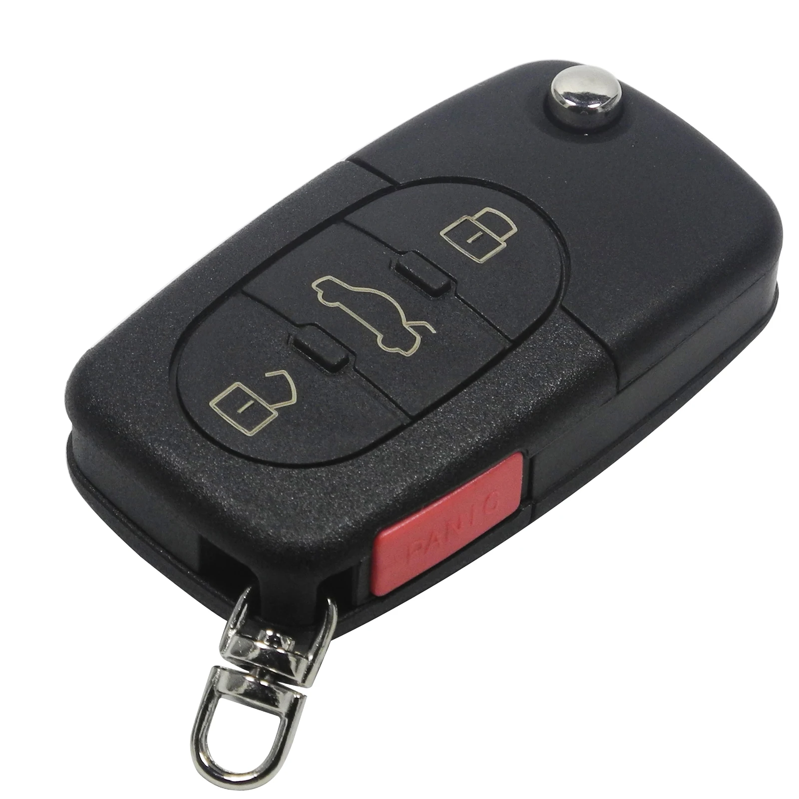 Keyforkess 10 pz/lotto Misura CR1616/CR1620 di Vibrazione Foling Chiave A Distanza Borsette Caso Fob per VW Passat Jetta Golf Beetle 2/3 di panico 3/4 Bottoni -