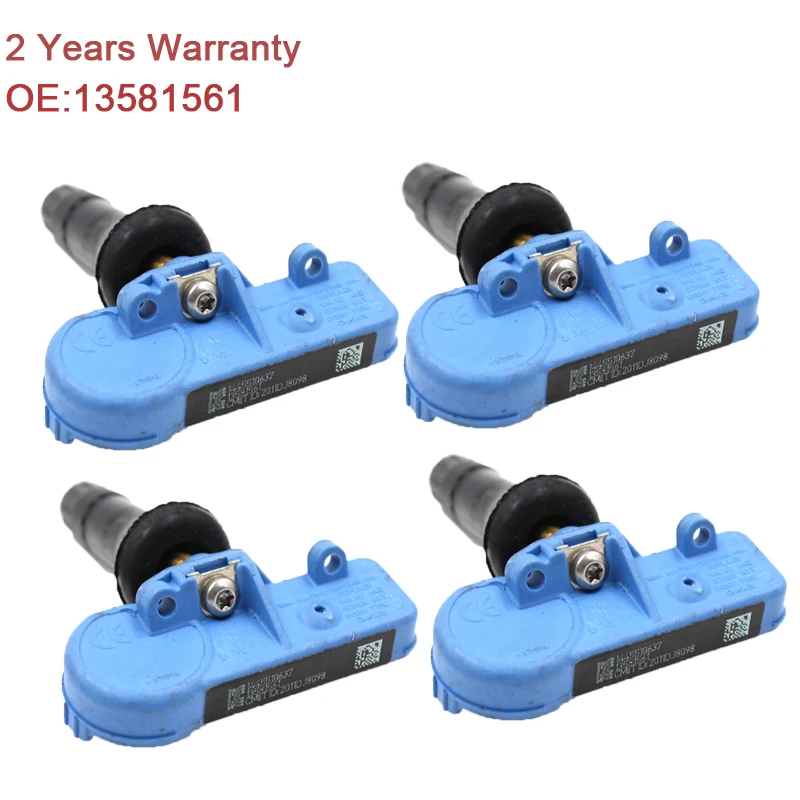 

YAOPEI 4pcs NEW Tire Pressure Sensor TPMS For GMC 2014 Opel Adam Meriva 433Mhz 13581561