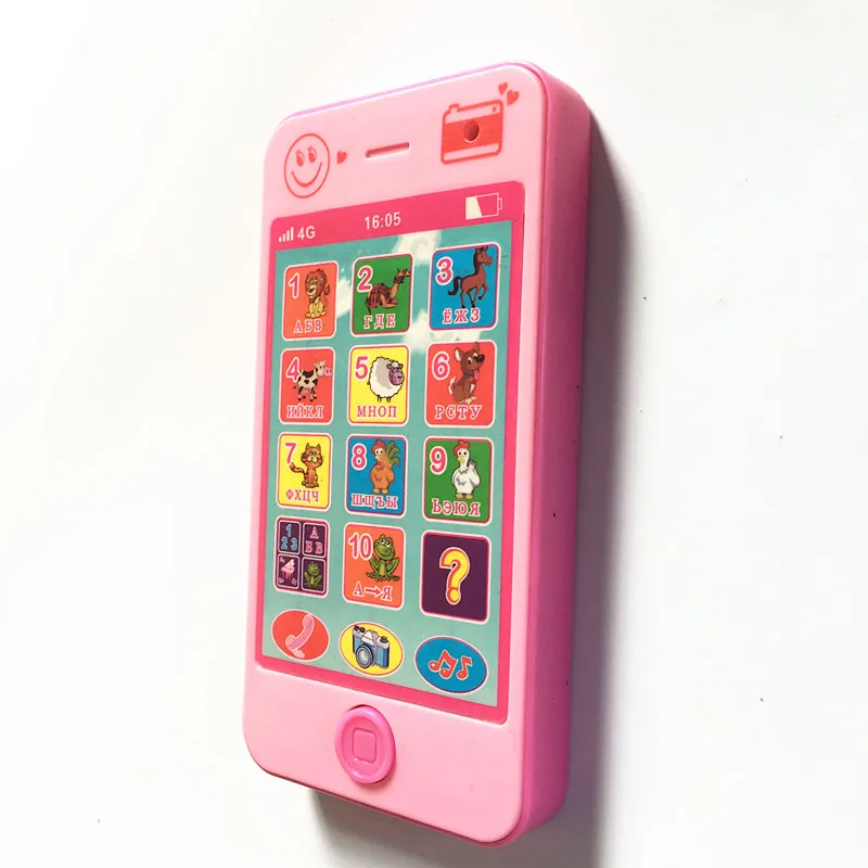 Qiu Синь Мао ребенок машинного обучения Электронные игрушки ребенка игрушка телефон детский мобильный телефон Русский Игрушечные лошадки телефон