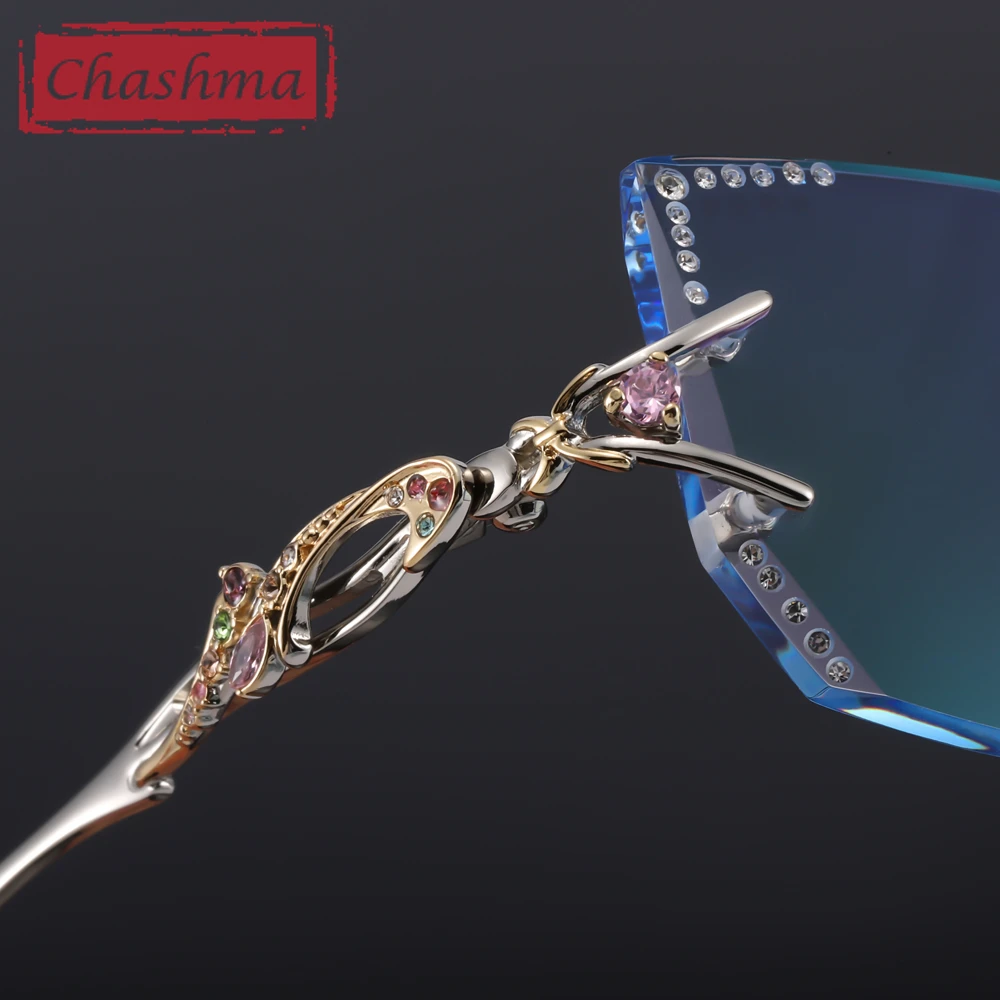 Женские очки по рецепту Chashma оправа кошачий глаз с бабочкой роскошные модные