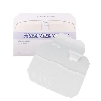 

250 Sheets Seat Covers Comfortable Simple Practical Toilet Seat Paper for Travel