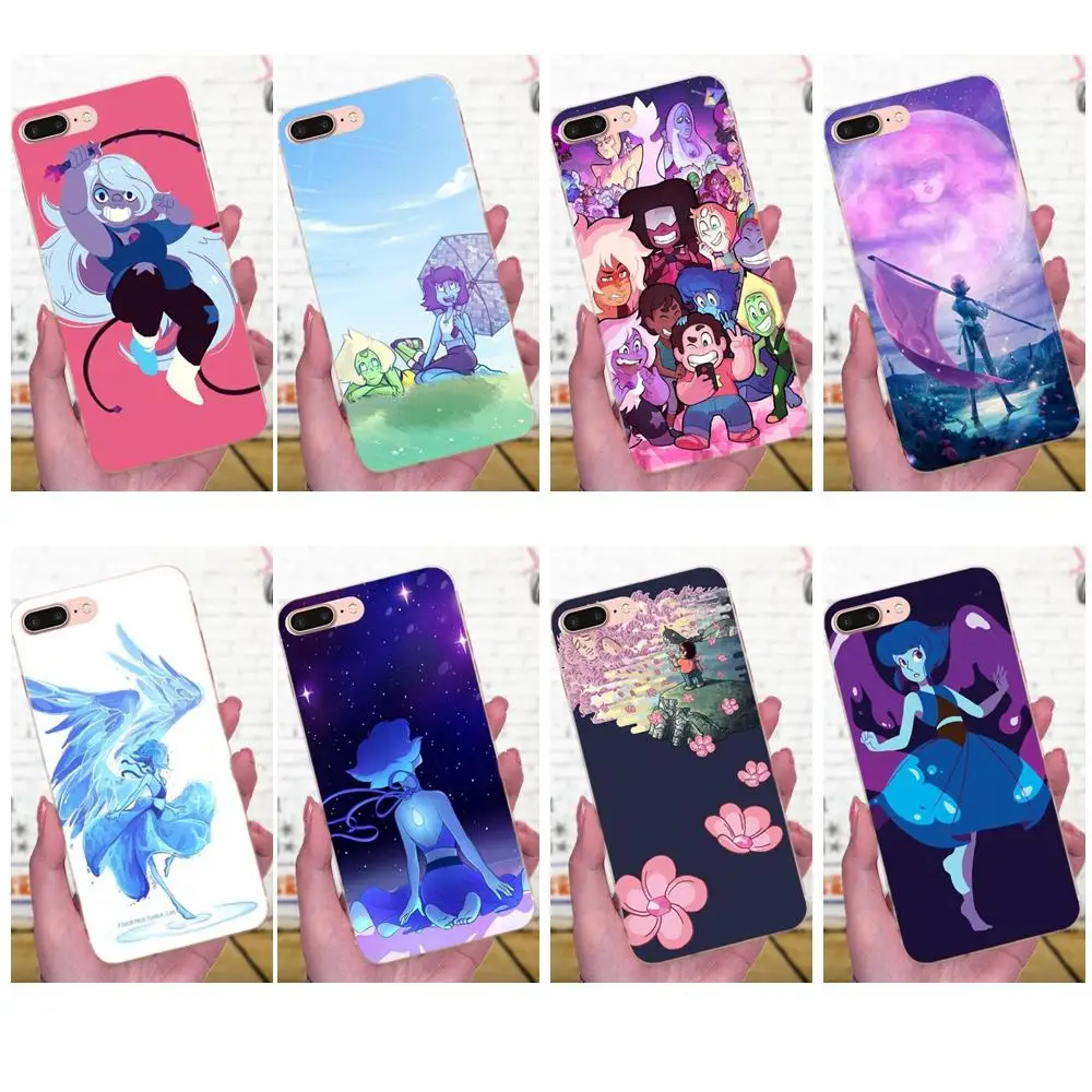 Для Galaxy Grand Alpha G850 Core2 Prime S2 I9082 A3 A5 A7 On5 On7 2015 2016 2017 TPU Модный чехол Steven Universe Ruby Amethyst |