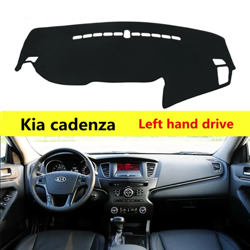 

TAIJS left hand drive car dashboard cover for KIA Cadenza K7 Elegant design Auto dashboard mat for KIA K7