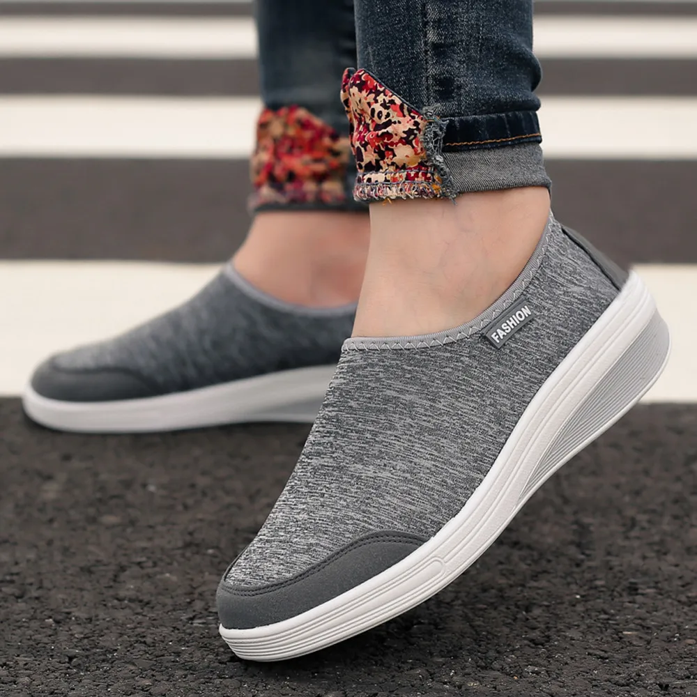 

Women‘s Leisure Mesh Breathable Flat Bottom Sport Shoes Light Ladies Sneakers light weight running shoes for zapatos mujer #3