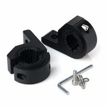 Светодиодный светильник для вождения тумана, точечный светильник, универсальный монтажный кронштейн, внедорожный квадроцикл, автомобильная рулонная труба для клетки, Булл-бар, зажим, кронштейн 32 мм/50 мм