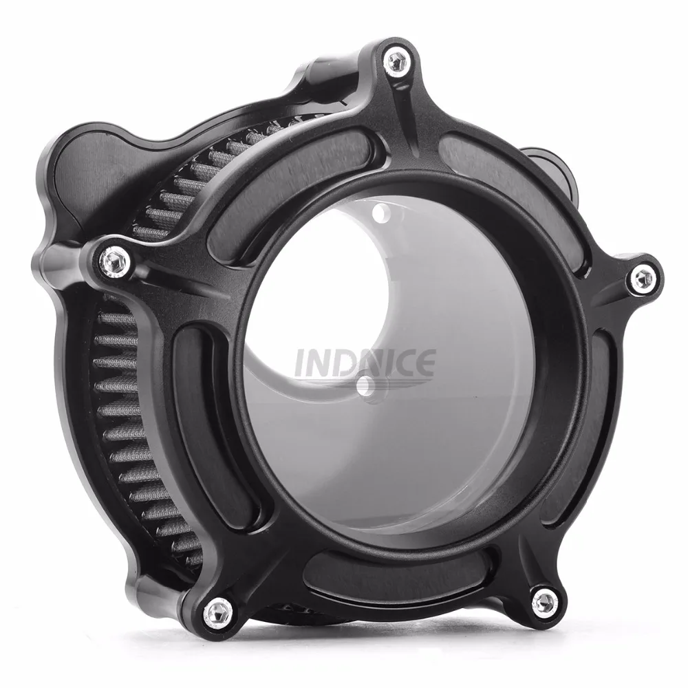 

Contrast Cut see through Air intake for harley Dyna Super Glide FXD air filter FLHR air intakes for harley touring 00-07