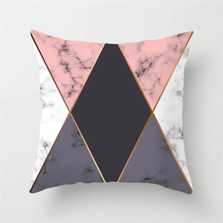Fuwatacchi геометрический чехол для подушки с Северными мотивами полосатая мраморная текстура принтованные наволочки Декор домашний диван черный белый наволочки