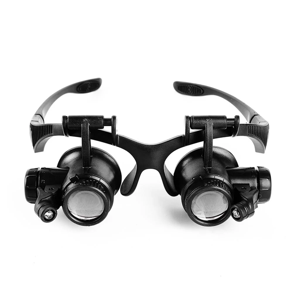 10X 15X 20X 25X Watch Repair Dental Loupes Binocular Glasses Style