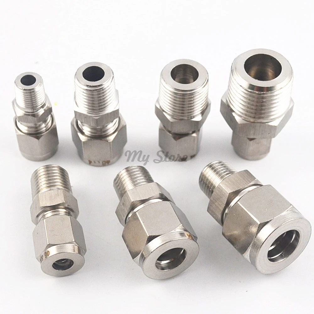 Tubo de acero inoxidable y conexión 304 SS tubo DSJ-M, YDF-LOK, lock-s, Conector de virola Tubo de acero inoxidable y conexión 304 SS tubo DSJ-M, YDF-LOK, lock-s, Conector de virola