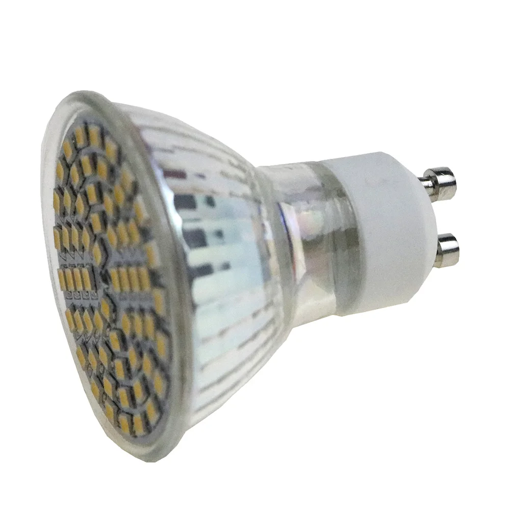 LED GU10 лампа лампада 220 В 2835smd 60 светодиодов пятно света Светодиодное освещение светильники теплый белый/белый для гостиной комната Спальня
