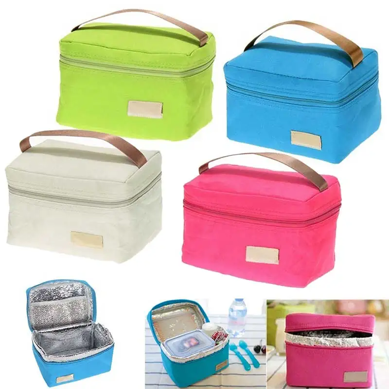 Travel Oxford Tinfoil Insulated Cooler Thermal Picnic Lunch Bag Waterproof...