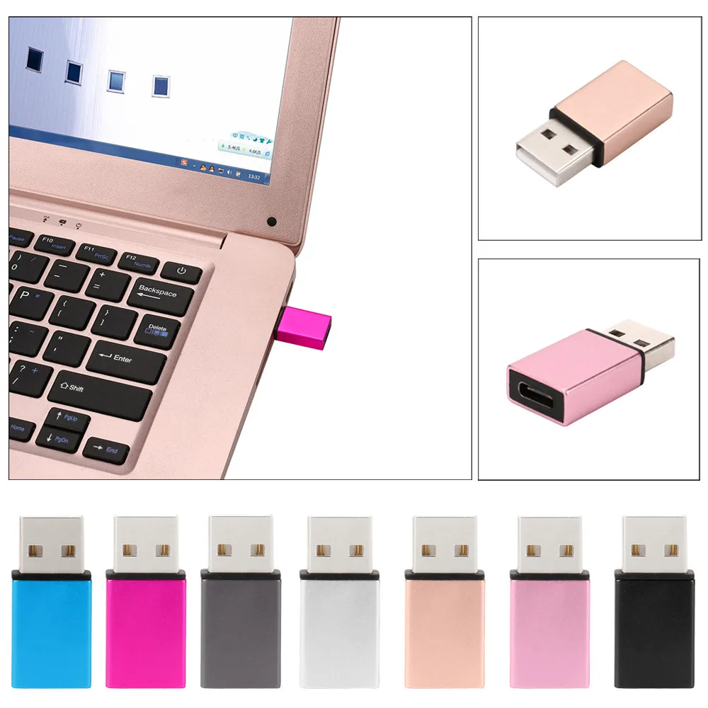 Новое поступление адаптер для USB C к кабелю типа Гнездо A 2 0 папа Конвертер Разъем
