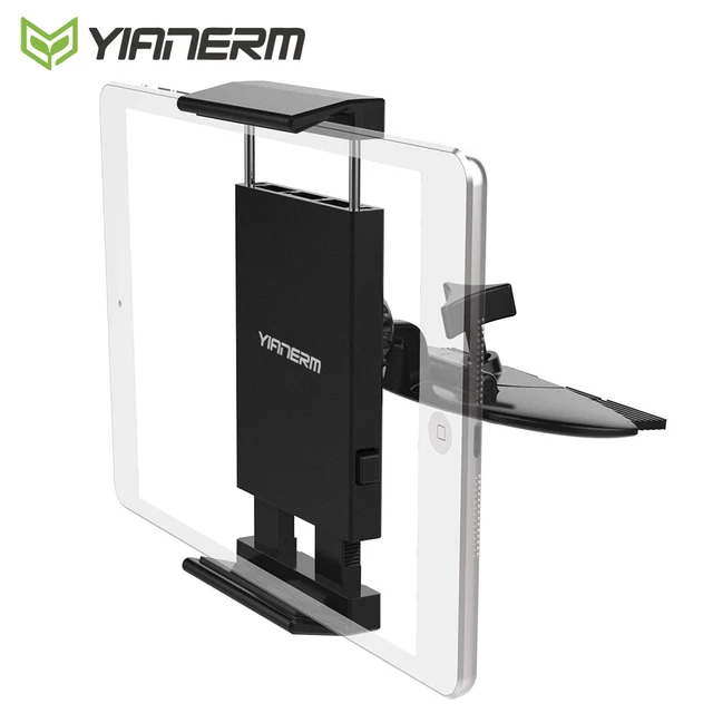 Cheap Online Yianerm CD Slot Tablet Car Phone Holder For iPhone,For iPad mini,Air 1/2,9.7 Pro Support,Android Tablet,7-10.1'' Mount Stand  Best Price