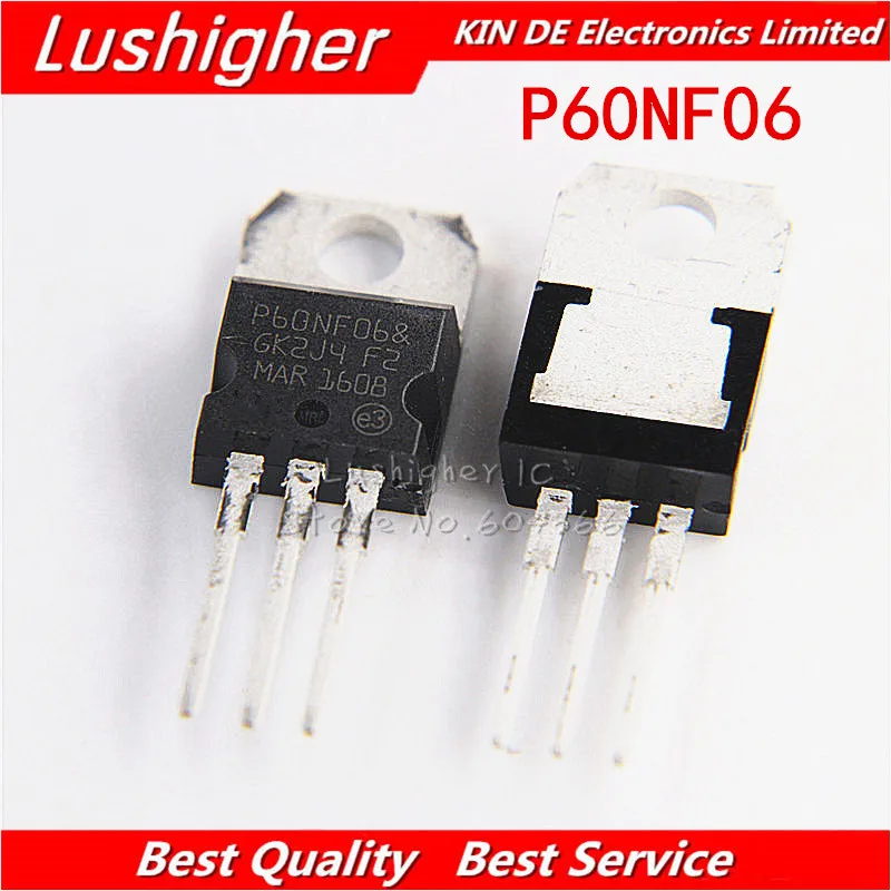 10pcs STP60NF06 TO220 P60NF06 TO 220 MOSFET N new original free ...