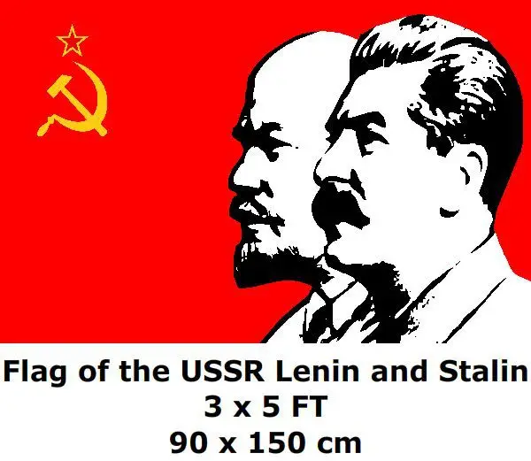 Custom Communism Flag with USSR BANNER Marx Engels Lenin Stalin Soviet 3x5ft Banner | Дом и сад