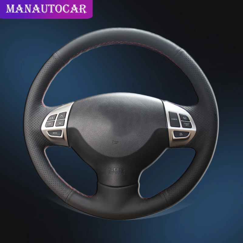 

Car Braid On The Steering Wheel Cover for Mitsubishi Lancer X 10 2007-2015 Outlander 2006-2013 ASX 2010-2013 Auto Wheel Cover