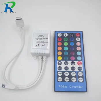 

DC12 - 24V 2A*4 Channel 40Key RGBW Led Controller Dimmer IR Remote Control For 5050 3528 RGB RGBW Led Flexible Strip Lamp