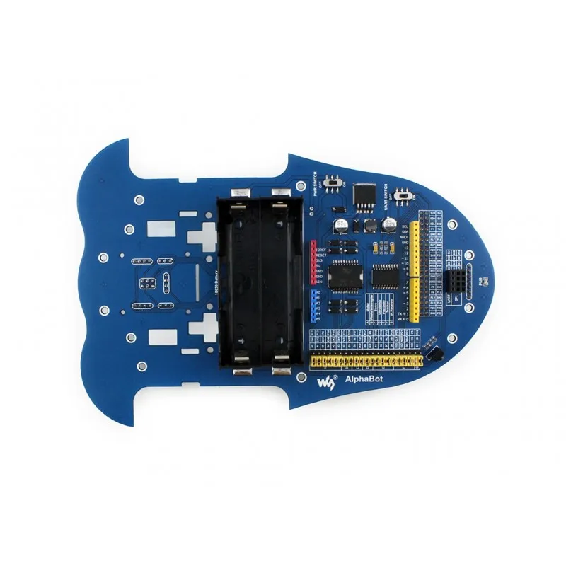 Plataforma de Desenvolvimento Compatível com Raspberry Alphabot Robô Móvel pi - Imagem 2
