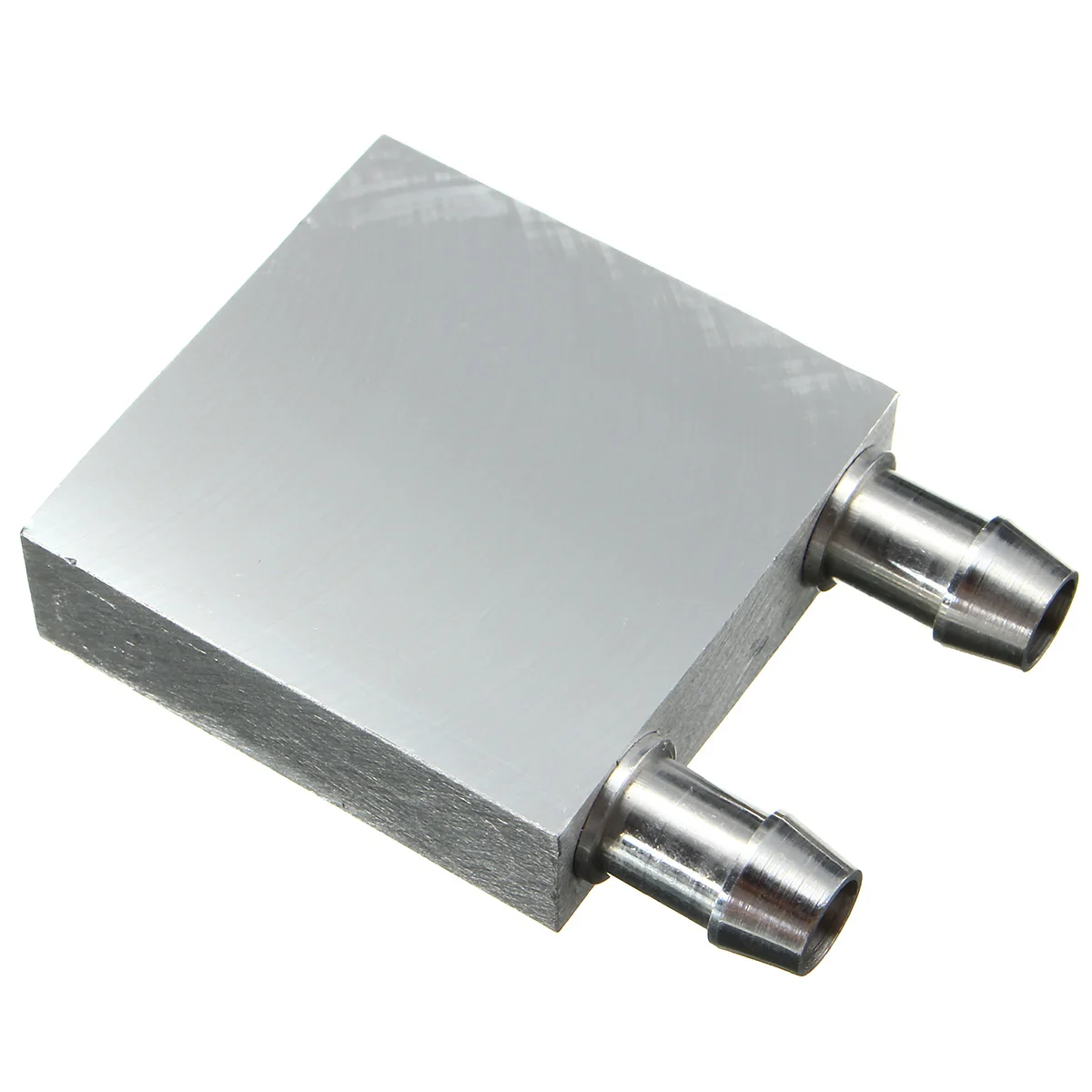 

2017 Primary Aluminum Water Cooling Block 40*40mm for Liquid Water Cooler Heat Sink System Silver Use For PC Laptop CPU