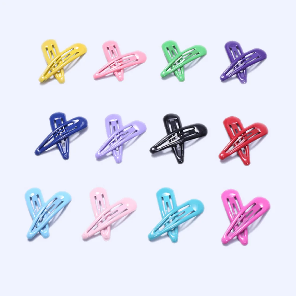 1pc Cute Hairpins Snap Hair Clip for Girls Hair Pins Unique Women's Gift BB Hair Clip Candy Color Hair Accessories Dropship