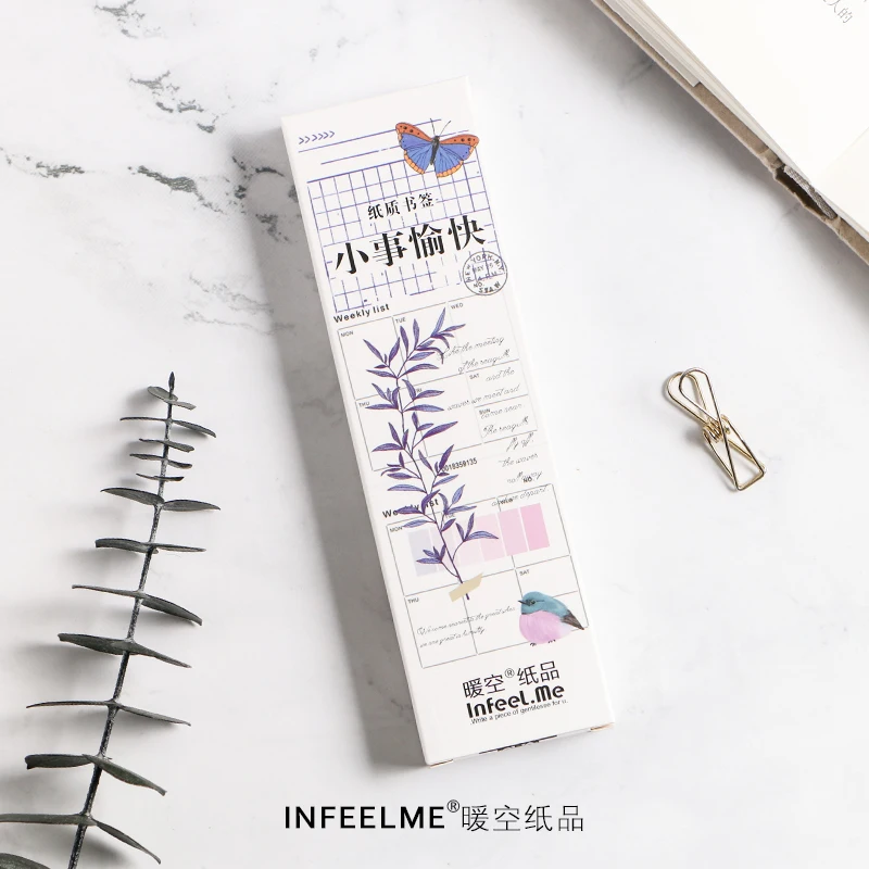 

Infeel.me happy small things paper Card Bookmark memo card 1 lot = 1 pack = 30 pcs