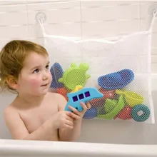 1 шт. новая детская Ванна для ванной, игрушка для хранения на присоске, сетчатая сумка-Органайзер для ванной, сетчатая Складная подвесная сумка