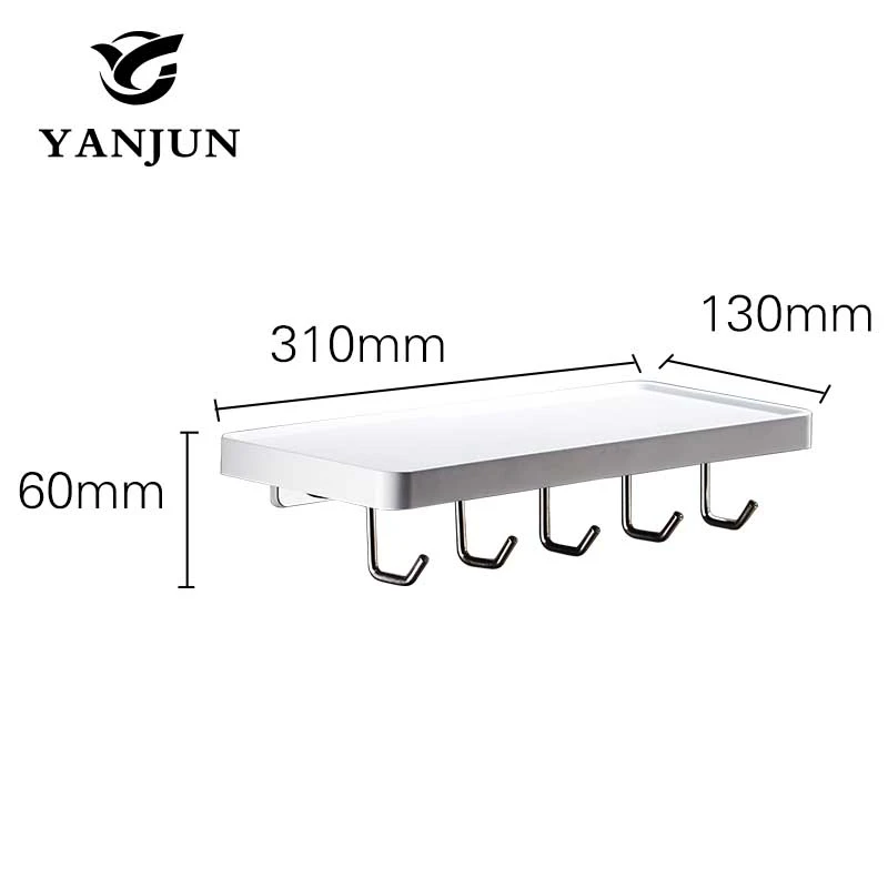 Yanjun многофункциональные полки для ванной комнаты, полка для бара, аксессуары для ванной комнаты, настенная полка для гостиной, YJ-8831