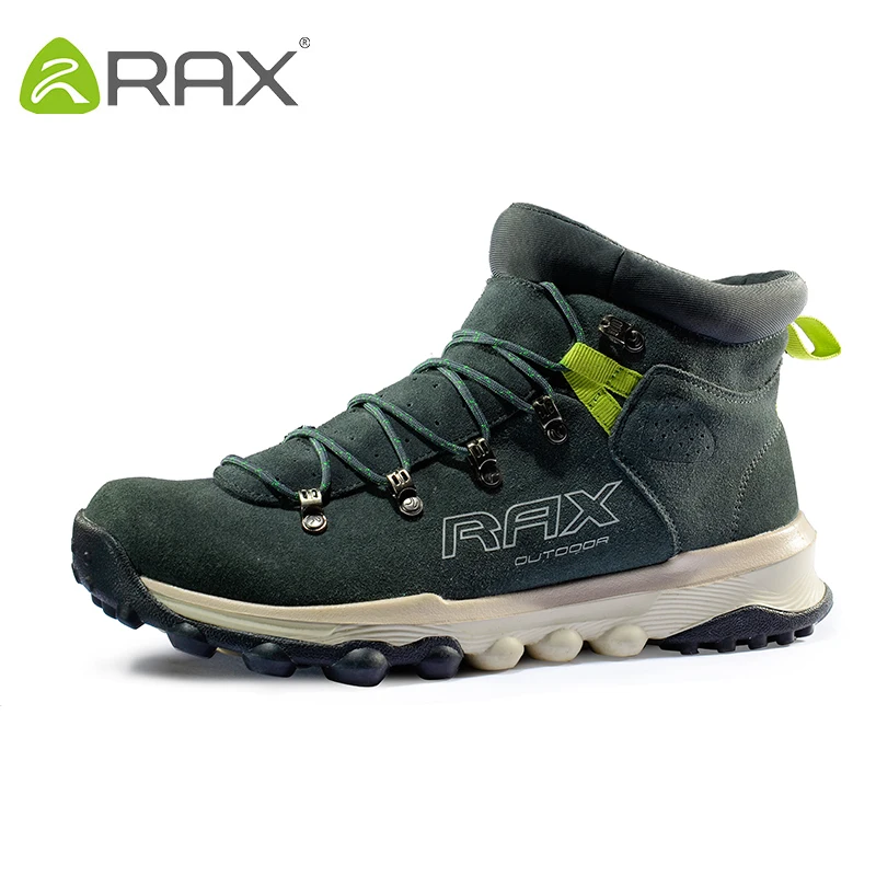 RAX Leather Waterproof Outdoor Shoes Running Shoes Sneakers Men Walking Shoes Sneakers Women Sports Shoes 53-5B366N