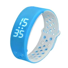 W9 Bluetooth V4.0 шаг счетчик активности на Водонепроницаемый IP67 спортивные Фитнес трекер Смарт-часы браслет, синий