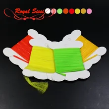 8 colors Polypropylene Floating Yarn Fly tying Material 1 yards per card super fine dry fly