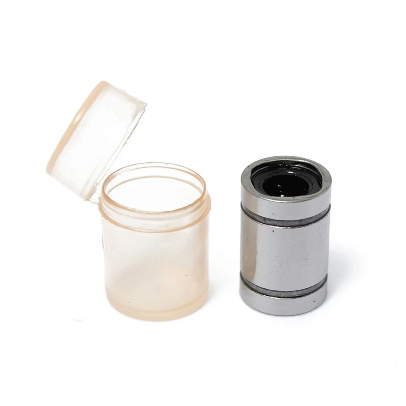 

Top Quality LM5UU 5mm Linear Ball Bearings Bush Bushing 5x10x15mm Bearing Steel Super Bright Sturdy And Durable Industry Tools