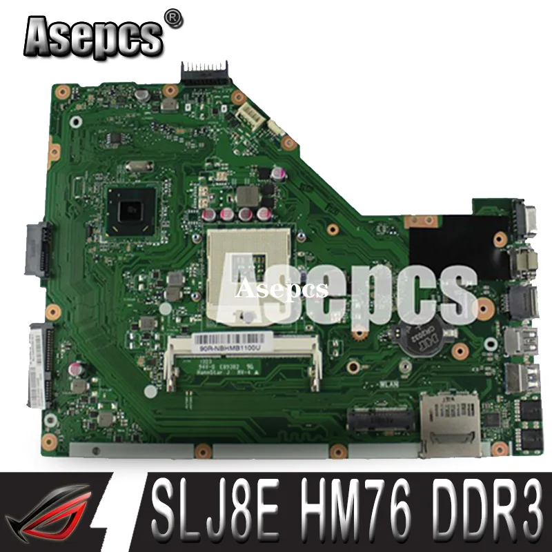 Asepcs X55C 2 Гб RAM материнская плата REV для For Asus X55VD X55V X55CR ноутбука SLJ8E HM76 DDR3 100%