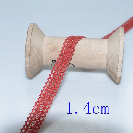 5 яд швейная ткань DIY отделка хлопок крючком кружево ткань свадебное украшение ручной работы аксессуары ремесло - Цвет: 5 YARD  1.4cm
