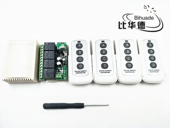 

315Mhz Remote Controls 315Mhz Universal Wireless Remote Control Switch DC12V 4CH relay Receiver Module and learning code 1527