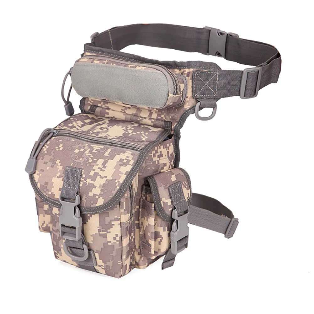 Мужская камуфляжная сумка в стиле милитари с заниженной ногой, поясная сумка, сумка через плечо, оксфордская поясная сумка, Мужская поясная сумка - Цвет: ACU Digital