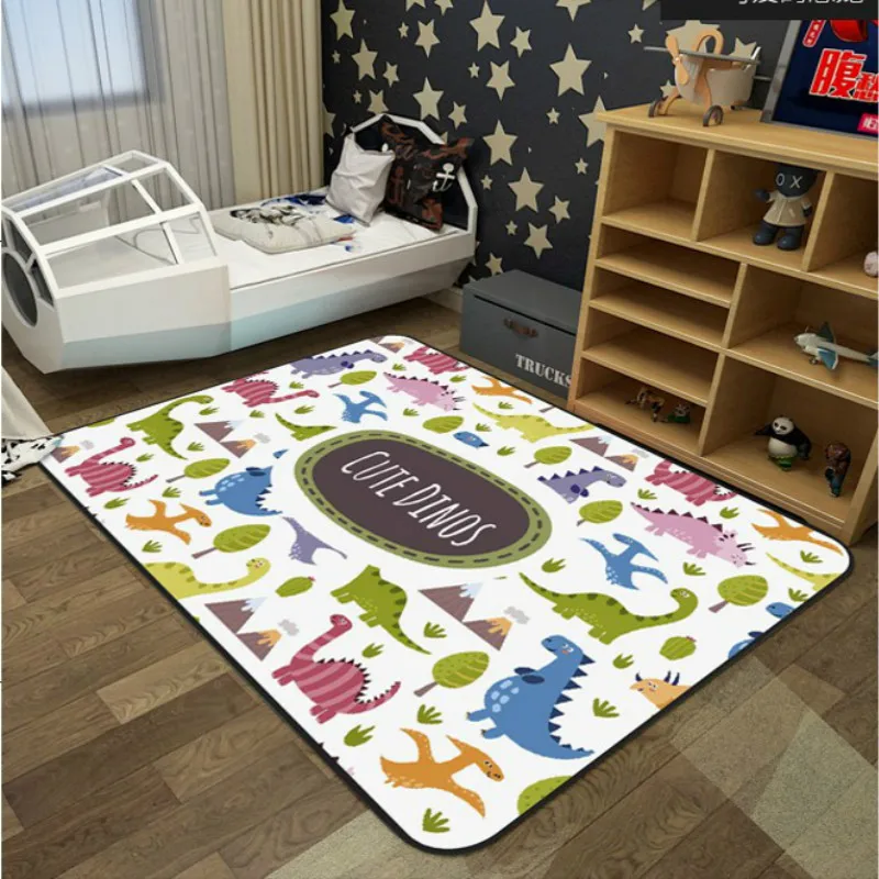 1 шт лес животного Детский ковер Nordic Стиль ковры для детских площадок для гостиной Детская комната играть ползать коврик