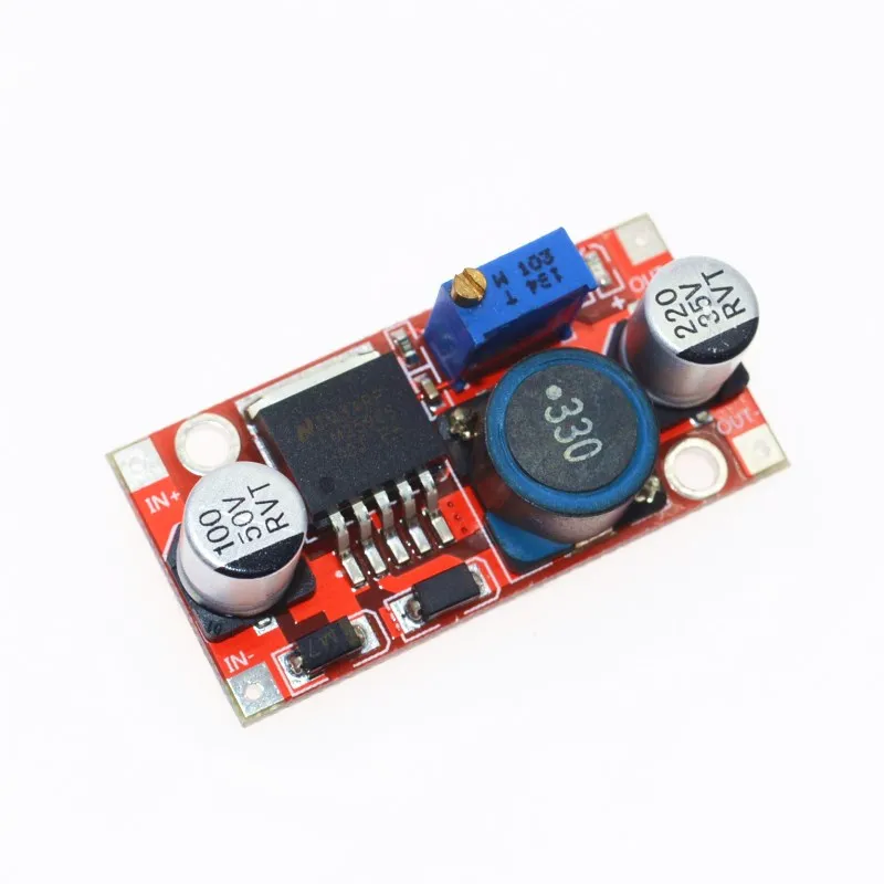 

LM2596S DC-DC 3.6-46V 3A adjustable step-down power Supply module With reverse connection protection 5V voltage regulator