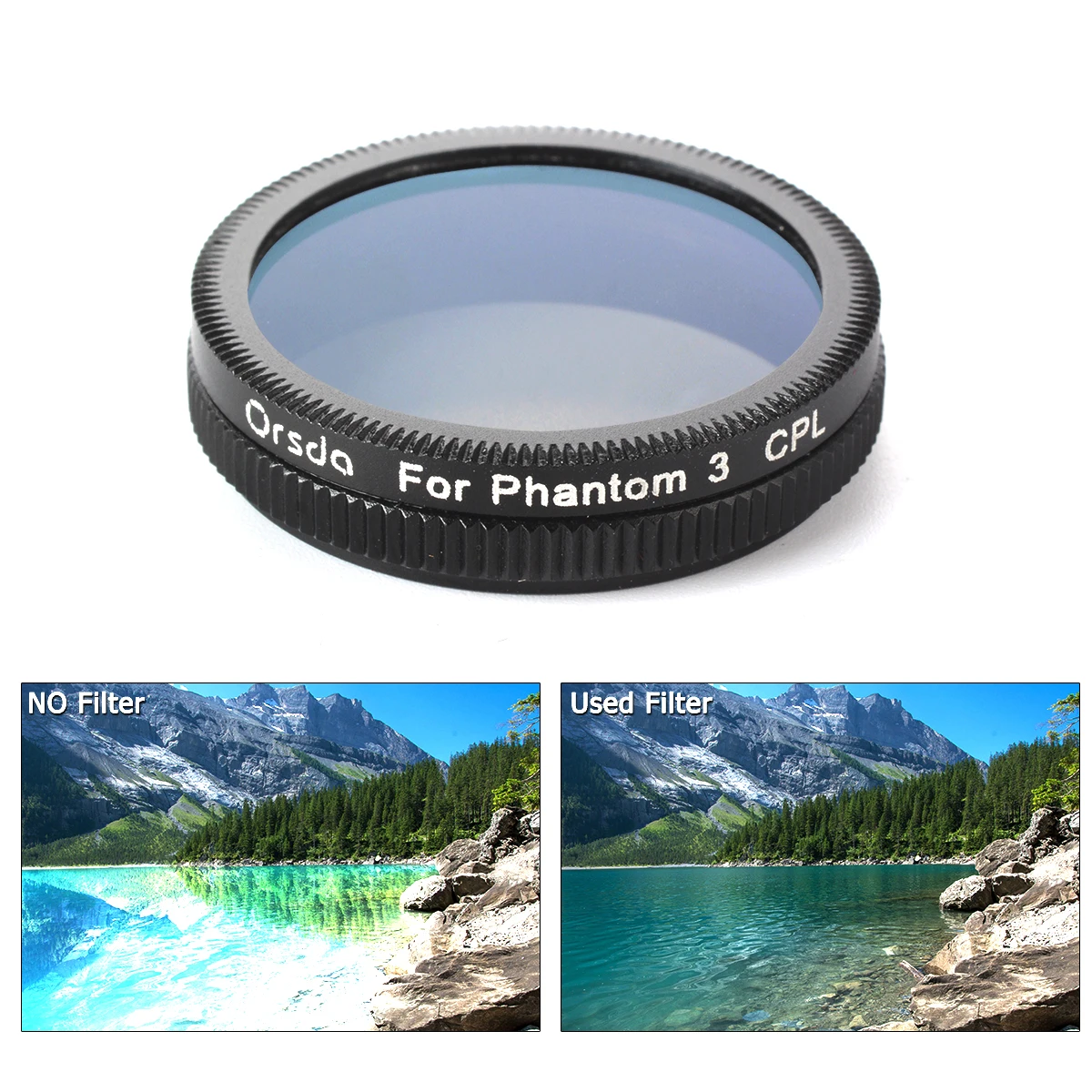 Camera CPL Polarizer Lens Filter For DJI Phantom 4 3 Professional Advanced RC158