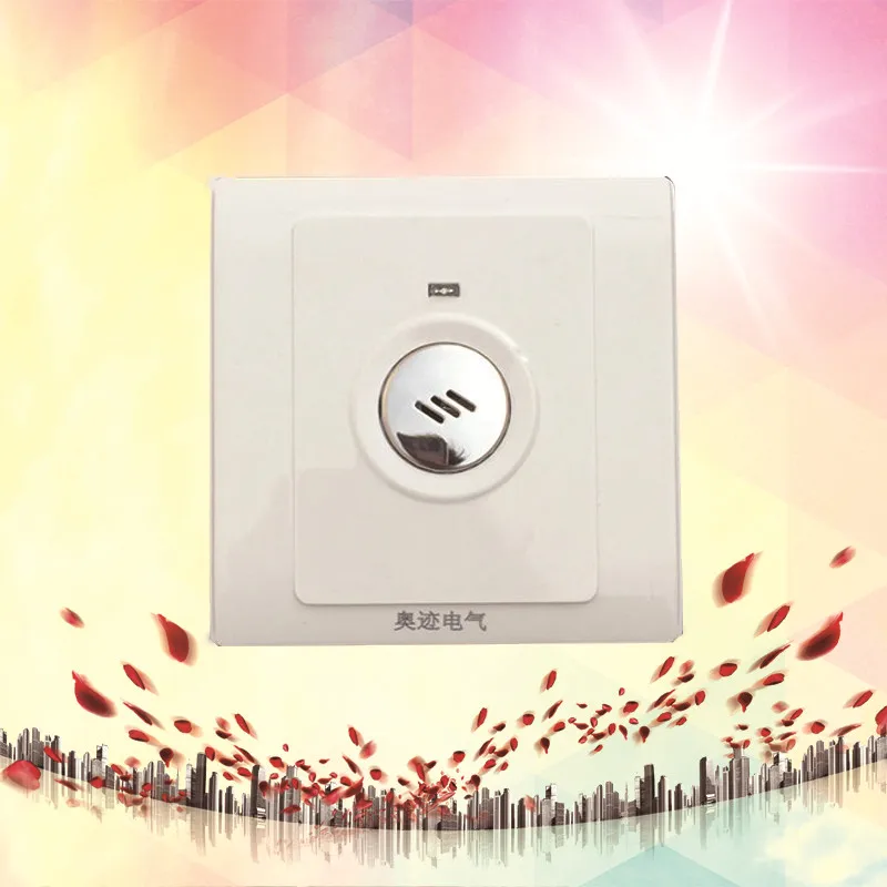 220V Voice switch corridor delay induction energy saving lamp led lights 86 sound control switch intelligent panel switch CM009 (1)