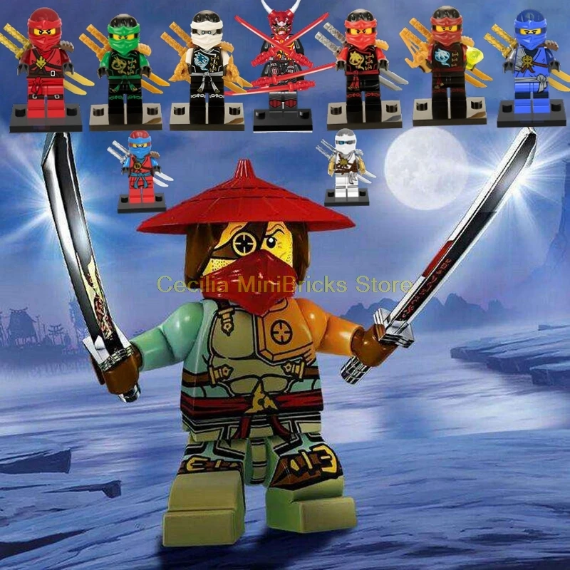 

Legoing 70665 Ninja The Samurai Mech Building Blocks Bricks Compatible With Legoings Ninjagoed Technic Toys For Children