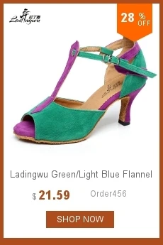 Ladingwu/Женская обувь для латинских танцев; фланелевая обувь для сальсы; женская Обувь для бальных танцев для девочек; цвет синий, красный; домашняя обувь с мягкой подошвой; обувь для танго