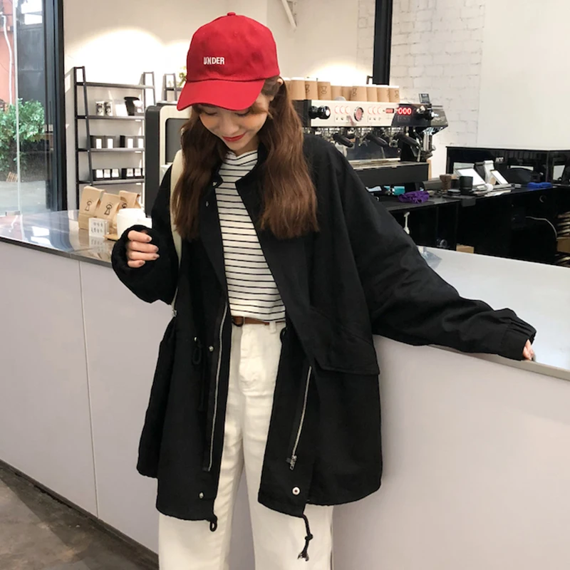Женская зимняя куртка камуфляжная ветровка куртка BF Harajuku Верхняя одежда Пальто унисекс с длинным рукавом зимняя куртка короткое пальто для женщин