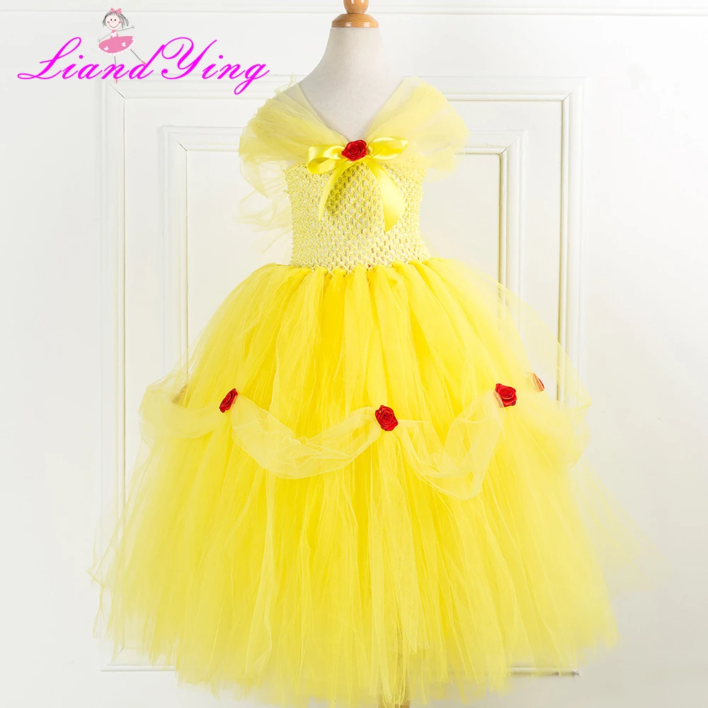 yellow birthday dress for baby girl
