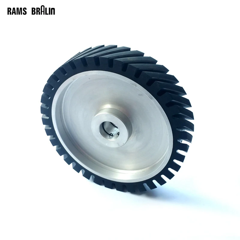 0 : Buy 250*50mm Serrated Belt Grinder Contact wheel Rubber Wheel for Abrasive ...