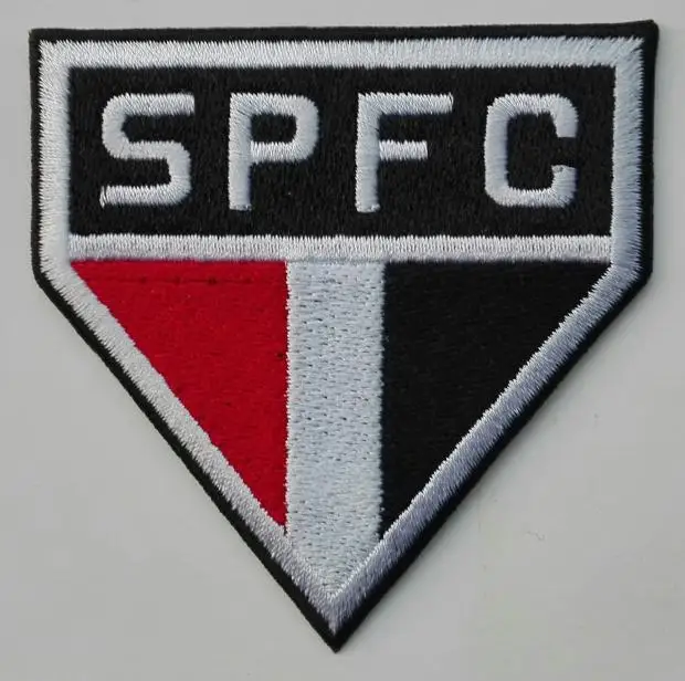 2 шт./лот Футбольная команда fussball club логотип Sao Paulo железная нашивка аппликация