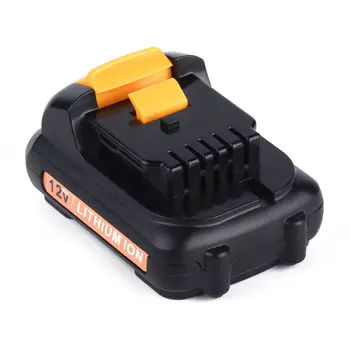 

GTF 12V 2000mah Rechargeable Battery Power Tools For Dewalt 2.0Ah Li-ion DCB120 DCB121 MAX DCF610 DCF813 DCF815 DCD710 Battery